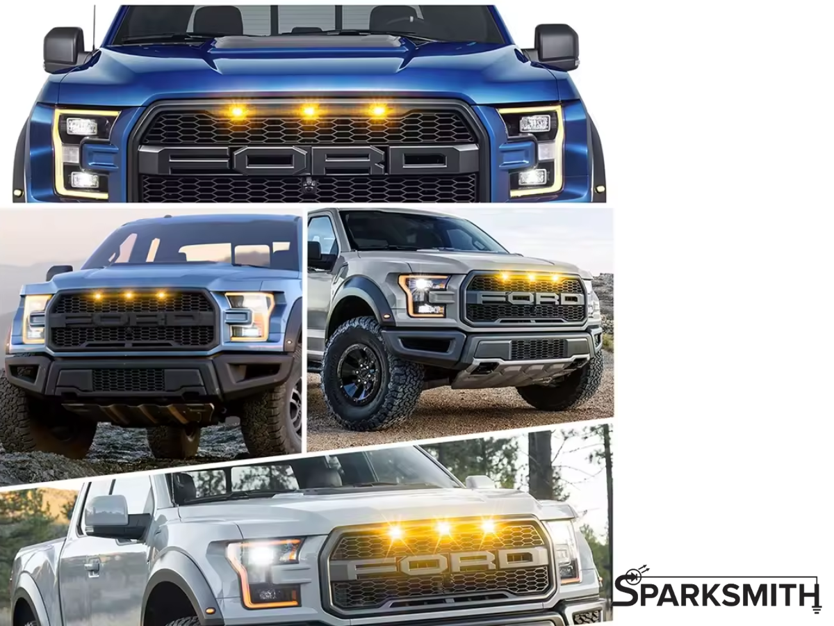 Raptor Grille Light Kit: 3-Light Kit w/ Plug & Play Harness