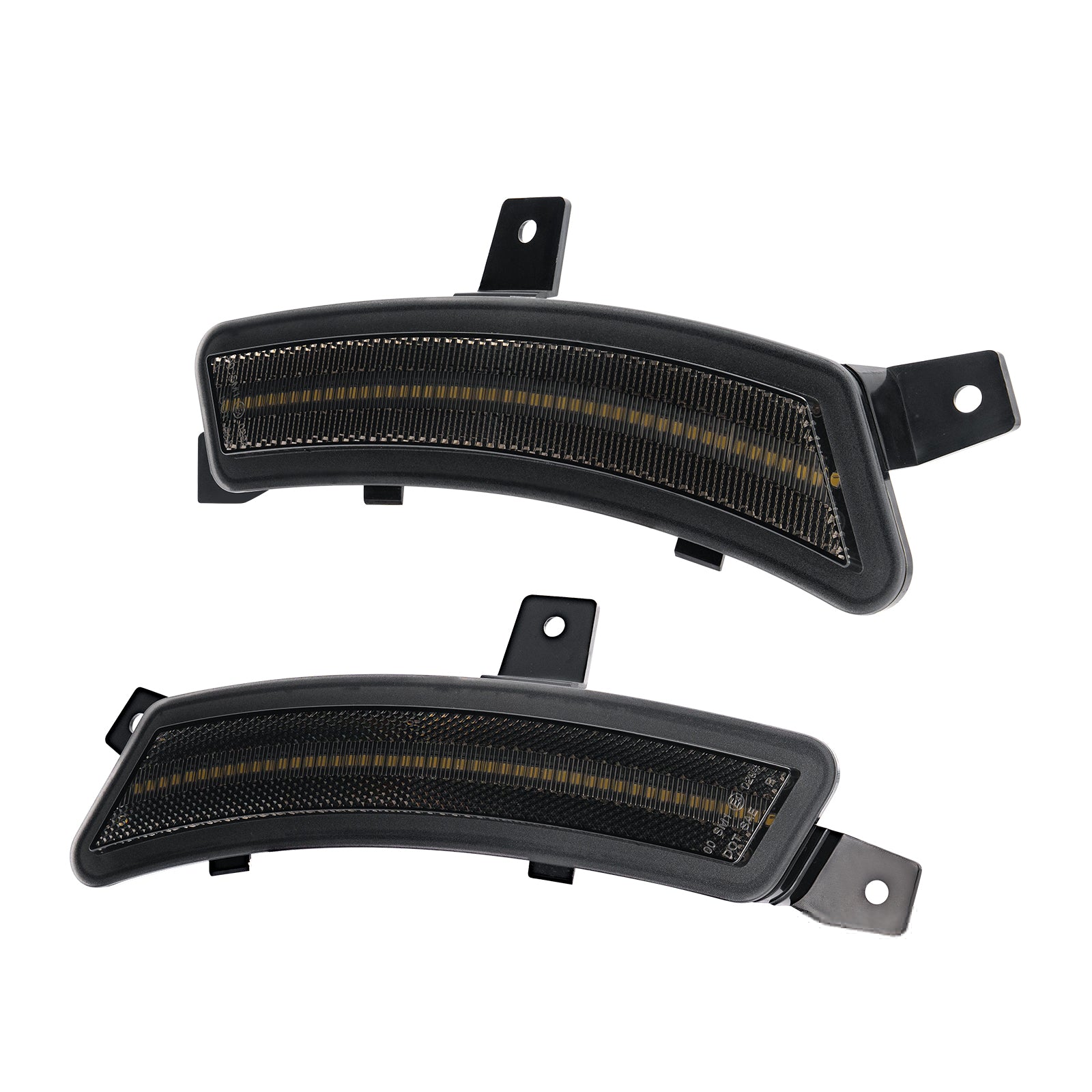 2025+ Yukon, Tahoe, Escalade: White Animated LED Side Marker, Smoked Lens