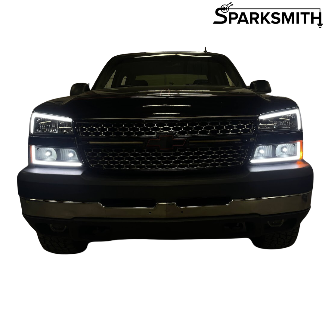 03-07 Silverado Animated Start-Up Headlight Set