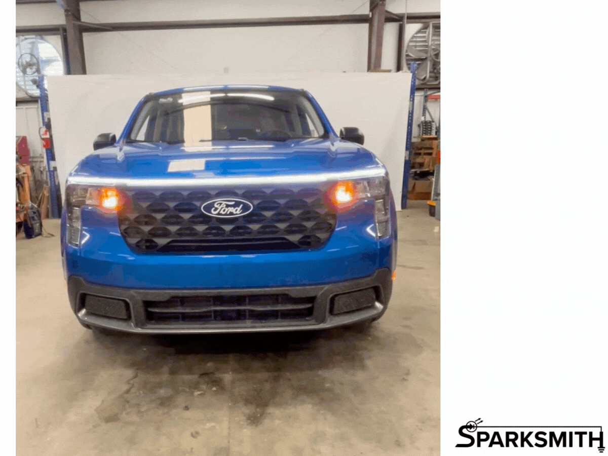 2022+ Ford Maverick Animated Hood Strip - Plug & Play!