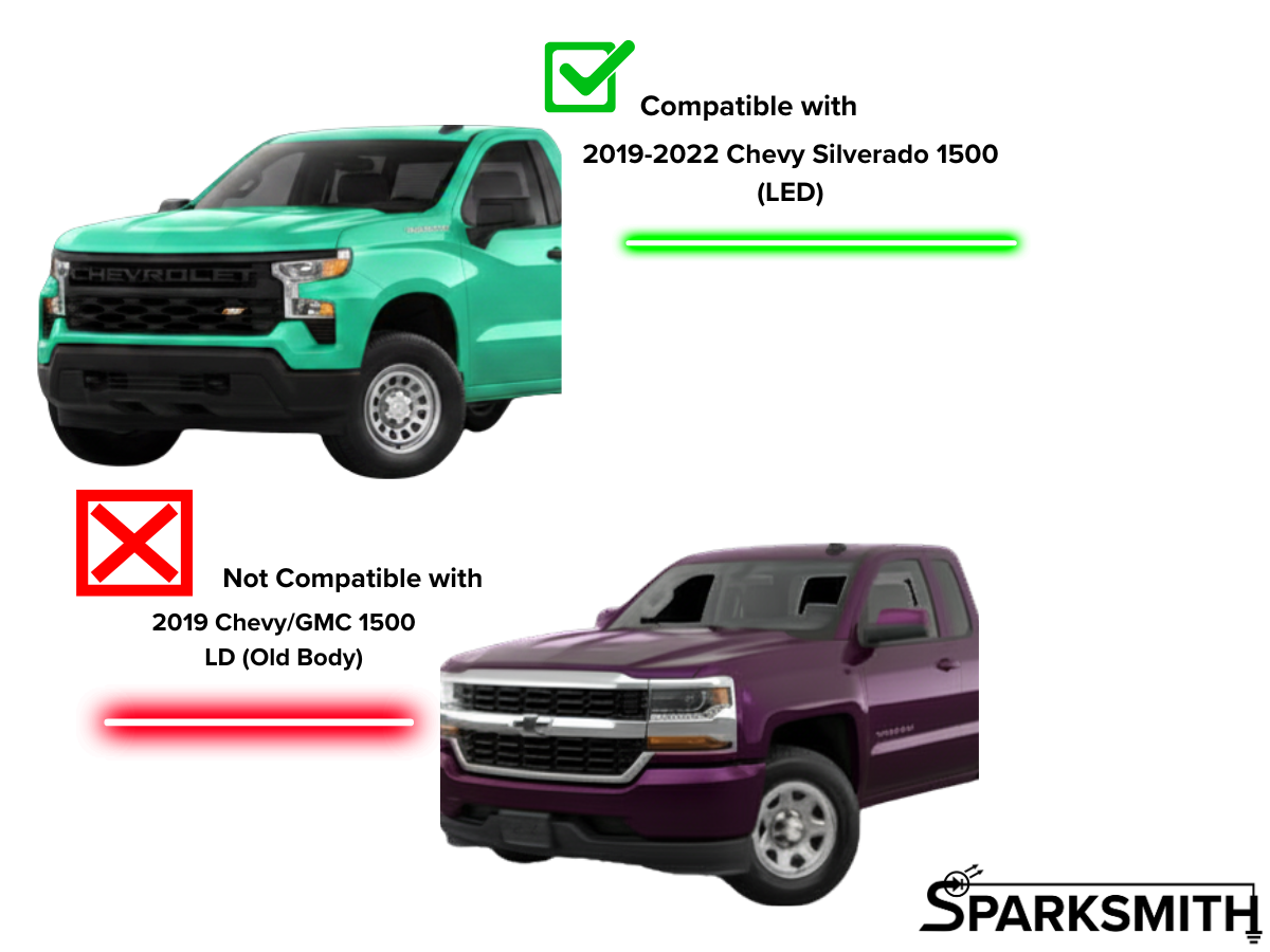 Chevrolet / GMC 1500 Dynamic LED Headlight Adapter (2019-2022)