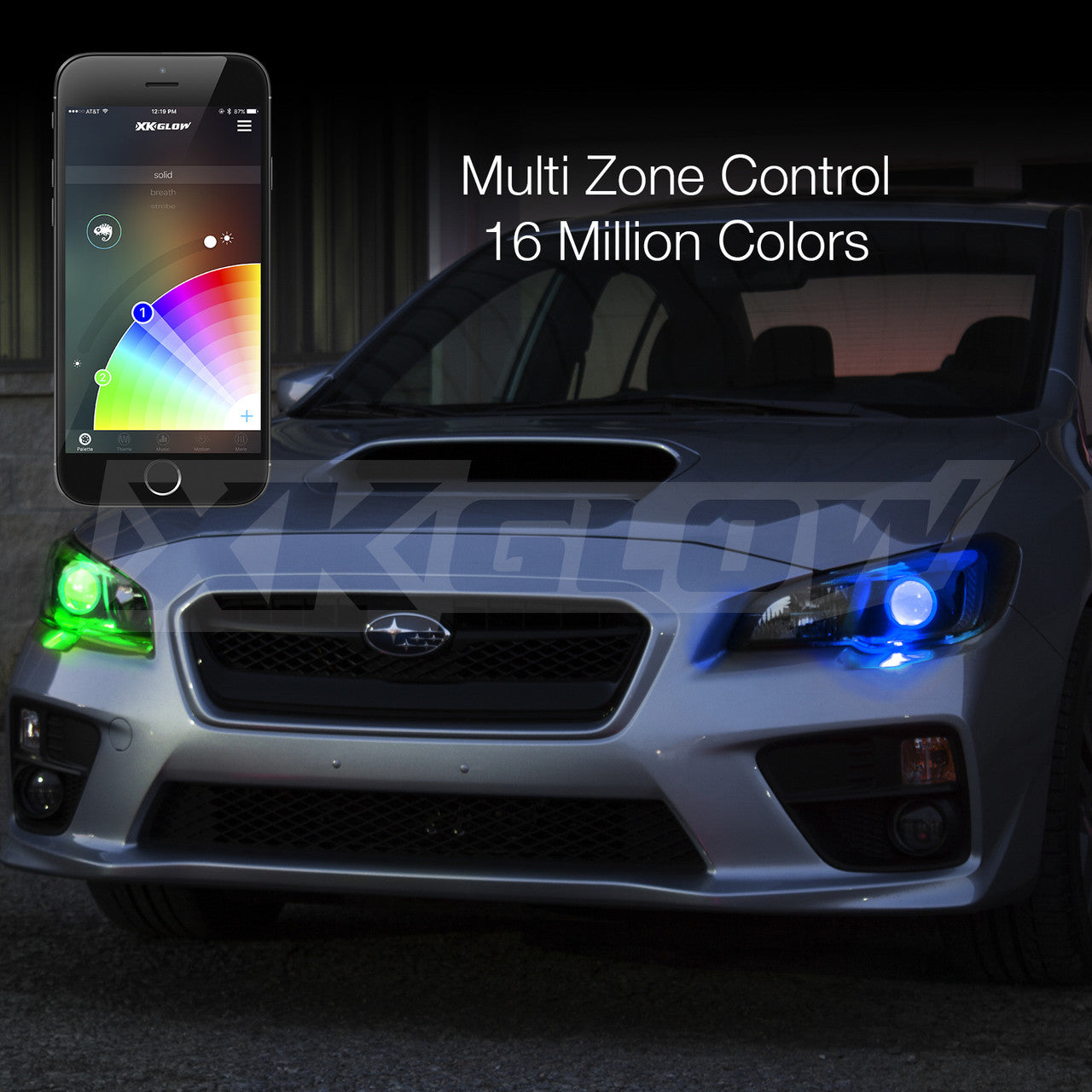 XKGlow RGB Devil Eye Kit for Headlights