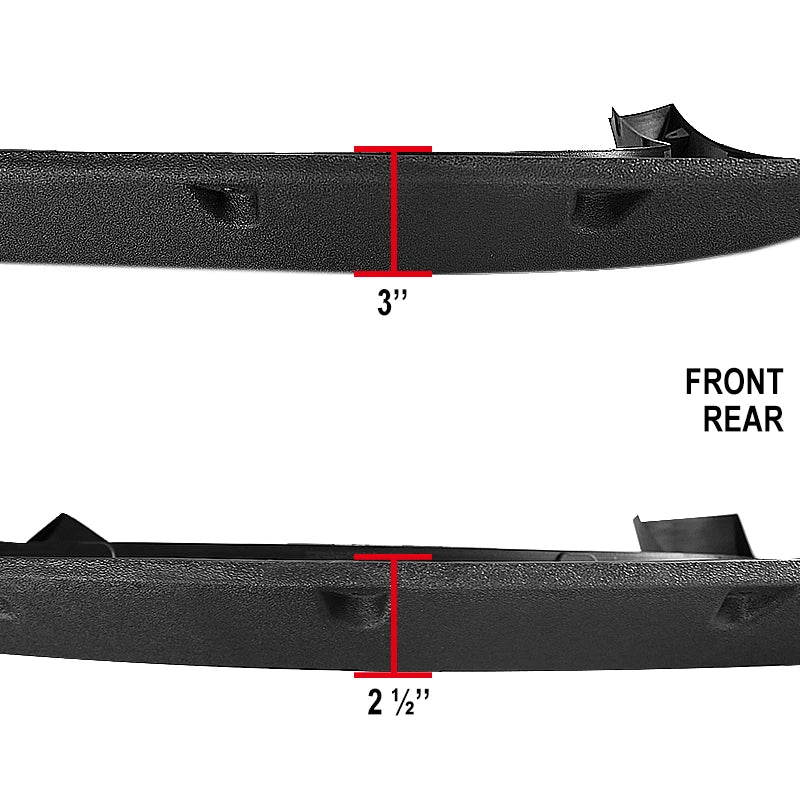 2007-2013 Chevrolet Silverado 1500 Fleetside 69.3" Bed Textured Factory OE Style Fender Flares