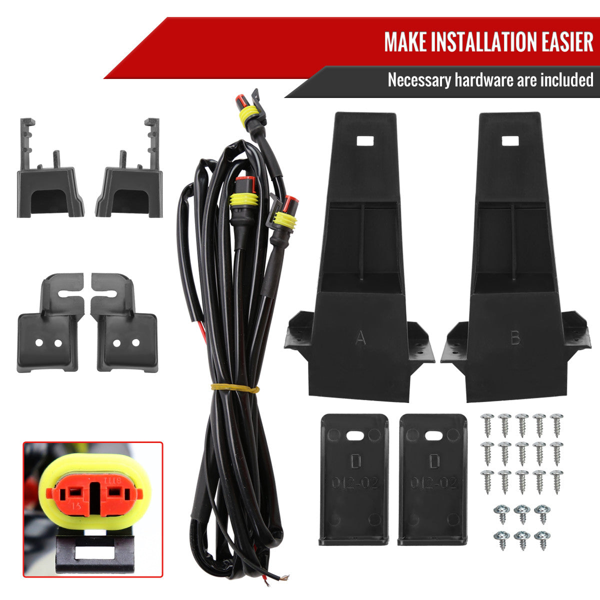 Grille+ 2010-2018 Dodge RAM 2500/3500 Rebel Style Grille w/ Amber LED Lights