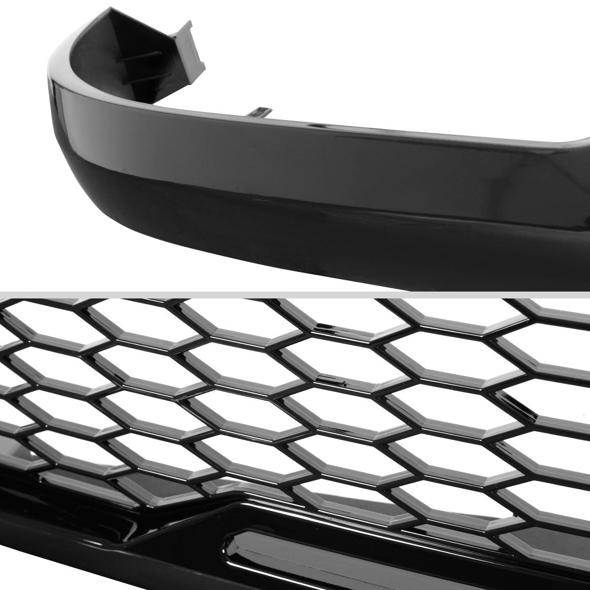 1999-2002 Chevrolet Silverado 1500/2000-2006 Tahoe/Suburban Glossy Black Mesh Grille w/ LED Lights