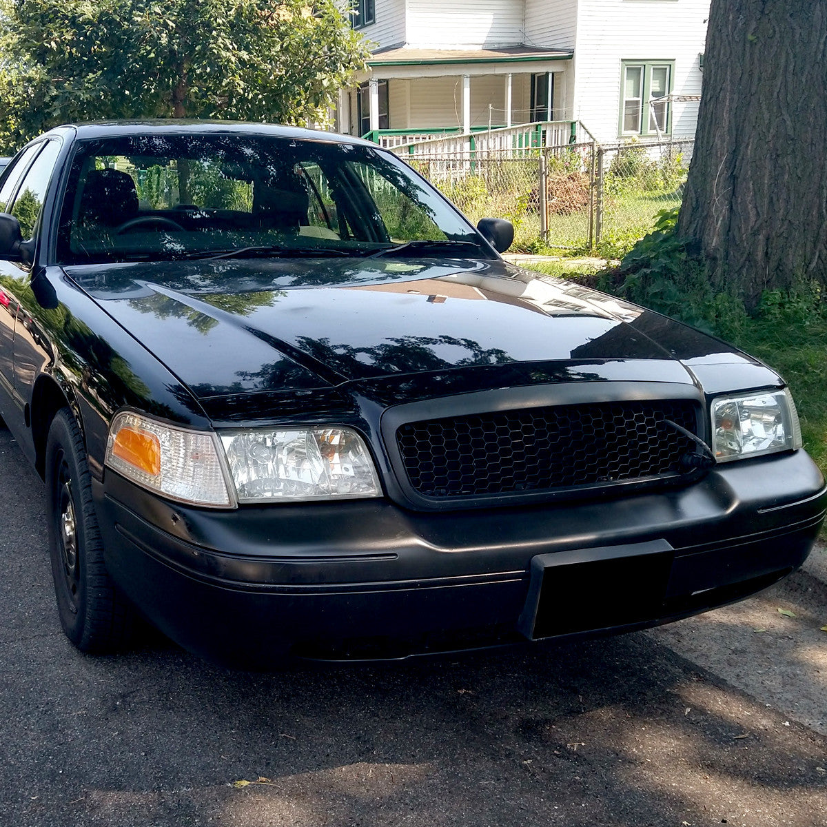 1998-2011 Ford Crown Victoria Factory Style Headlights (Chrome Housing/Clear Lens)