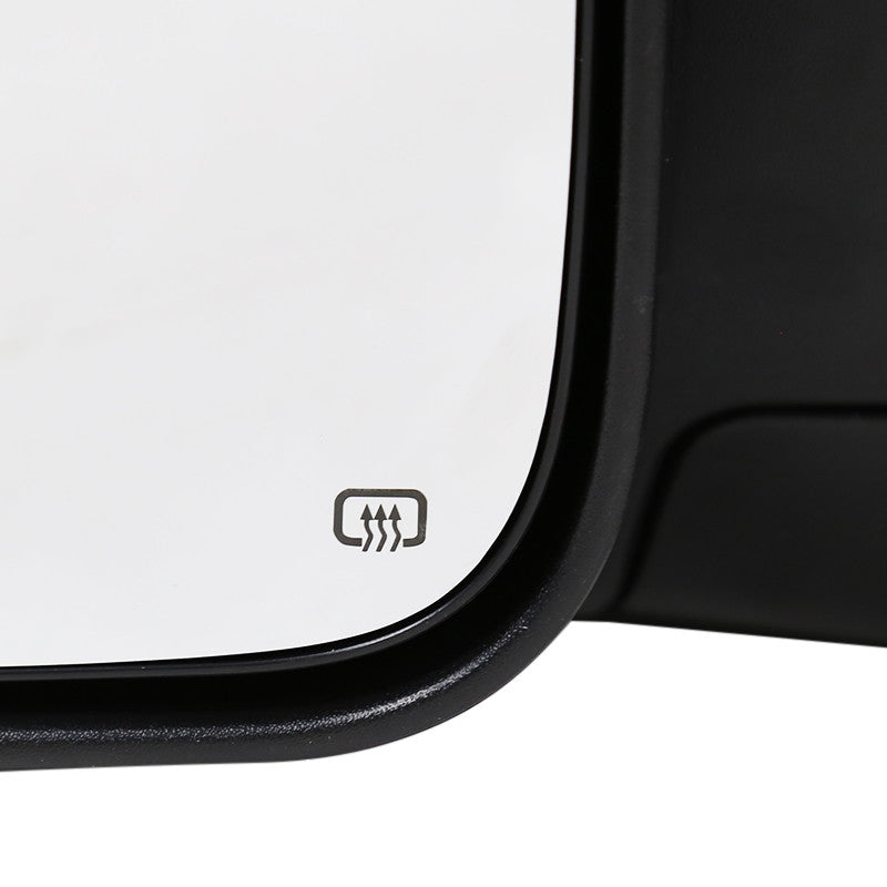 2009-2012 Dodge RAM 1500 Power Adjustable, Heated, & Manual Extendable Towing Mirrors w/ Clear Lens LED Turn Signal & Puddle Lights