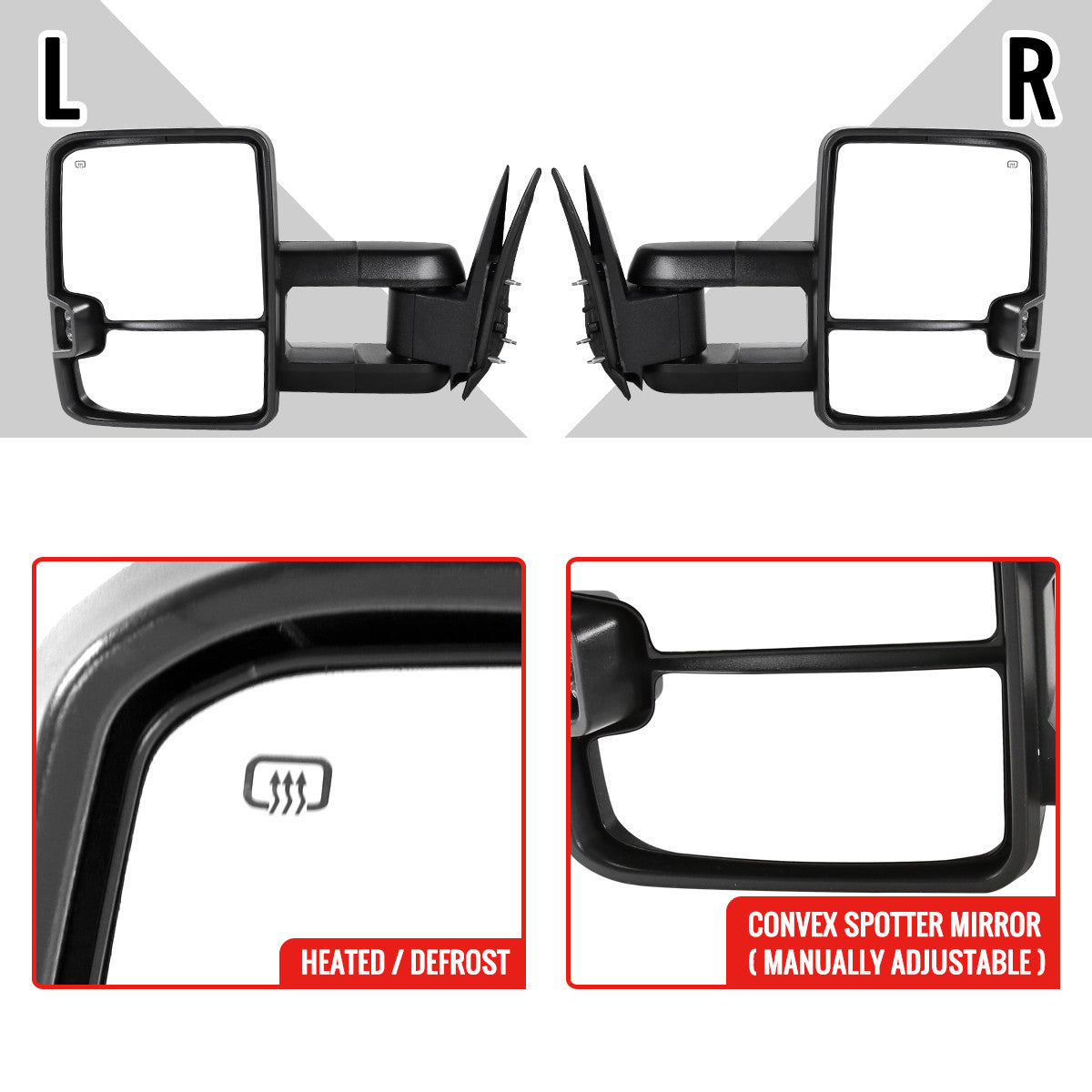 2003-2007 Silverado Tow Mirrors