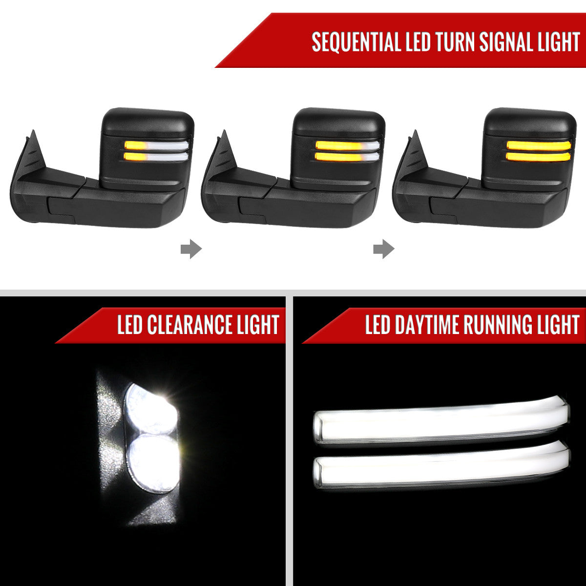 2007-2013 Silverado Tow Mirrors