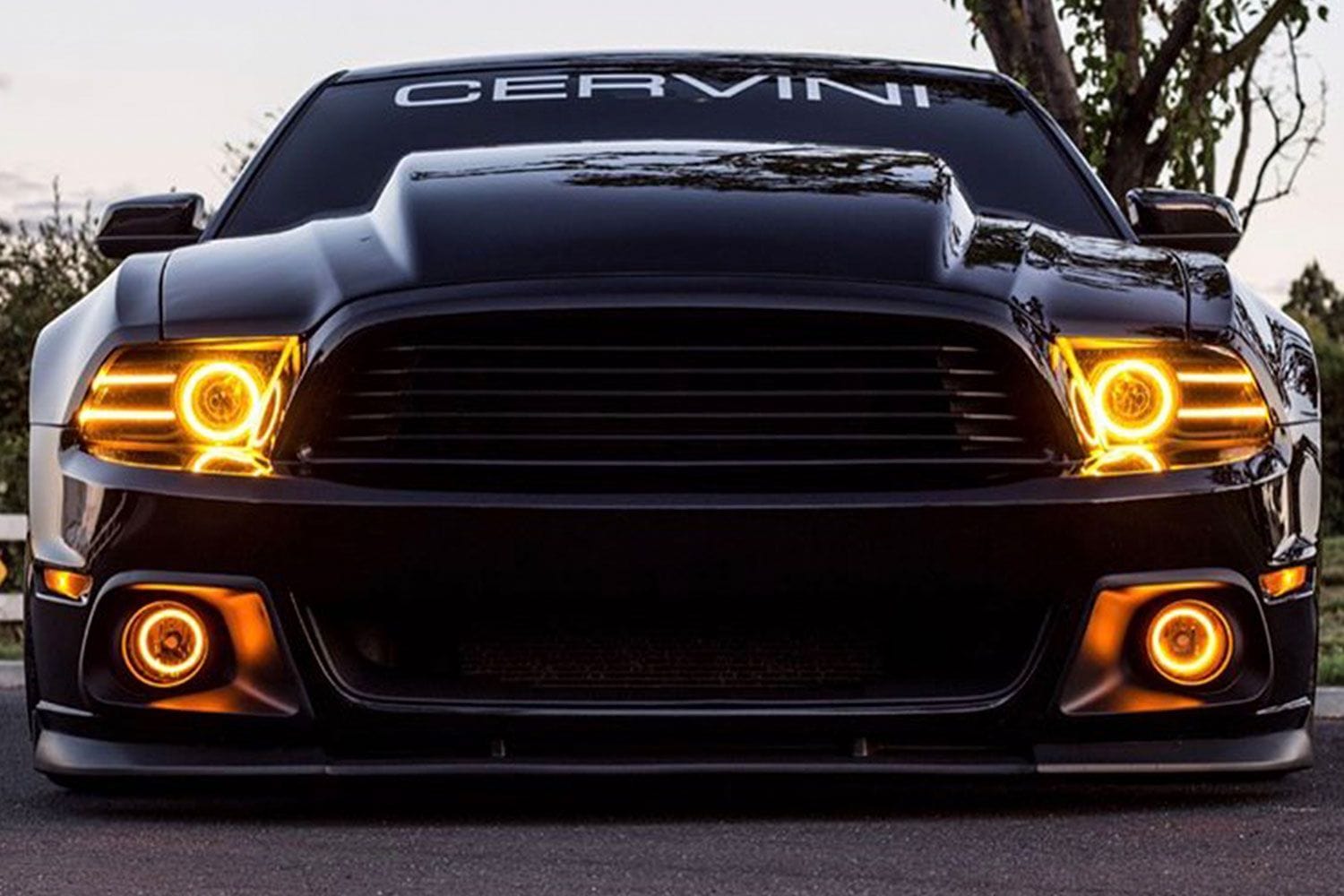 HD LED Halos for 2013 2014 Ford Mustang pair
