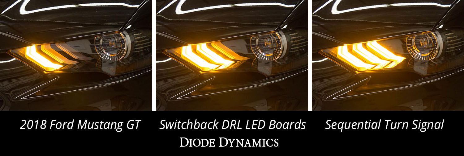 2018-2021 Ford Mustang Switchback DRL LED Boards