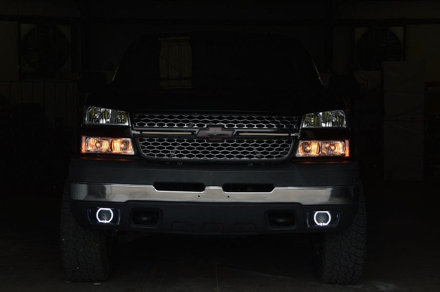 Para For Chevy Silverado 1500 2500 HD 2004 2005 2006 Combo LED Faro Luces Antiniebla 500 Brighter Than Halogen 6x