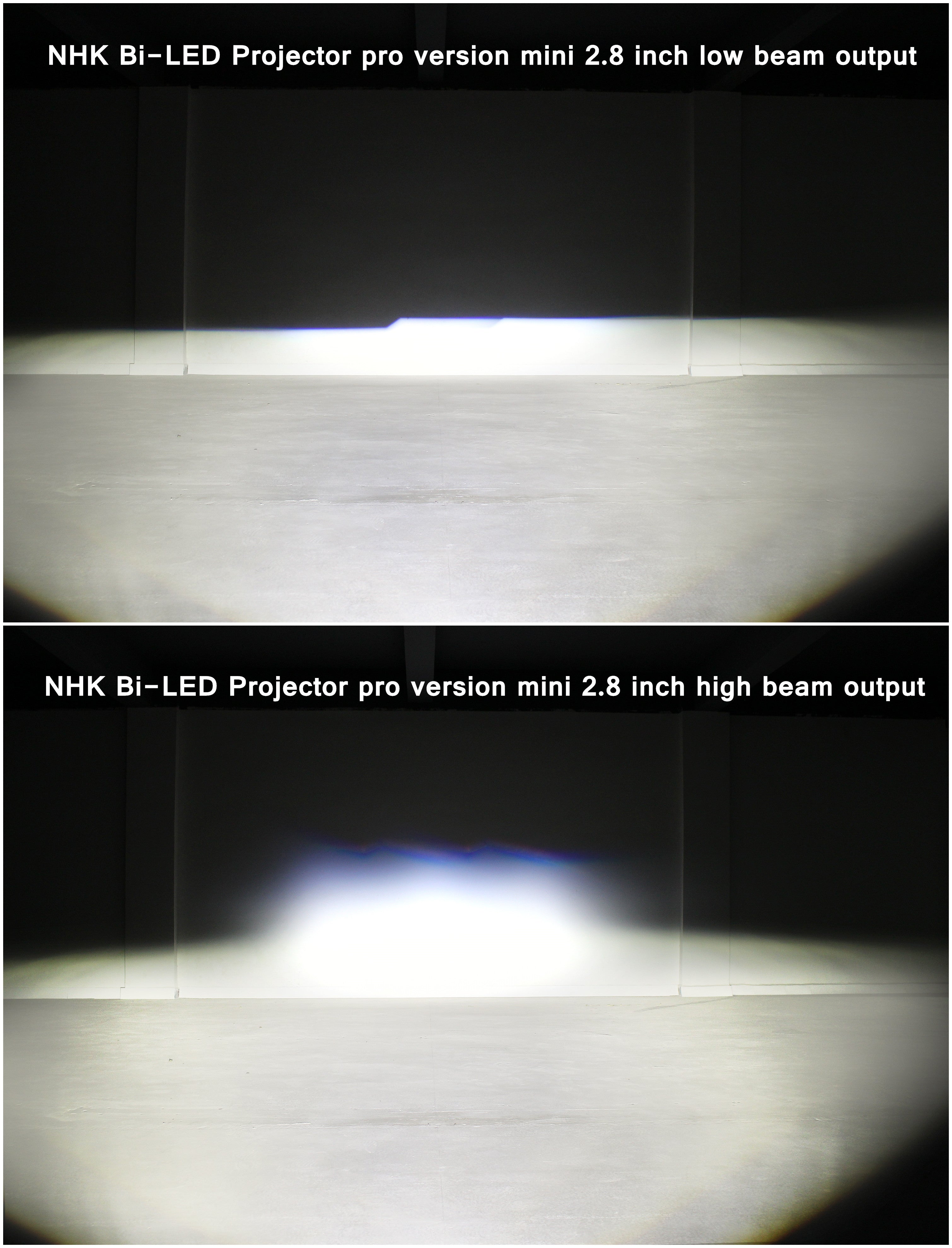 NHK PRO Bi-LED Projectors, 2.8" Lens w/ Threaded Shaft