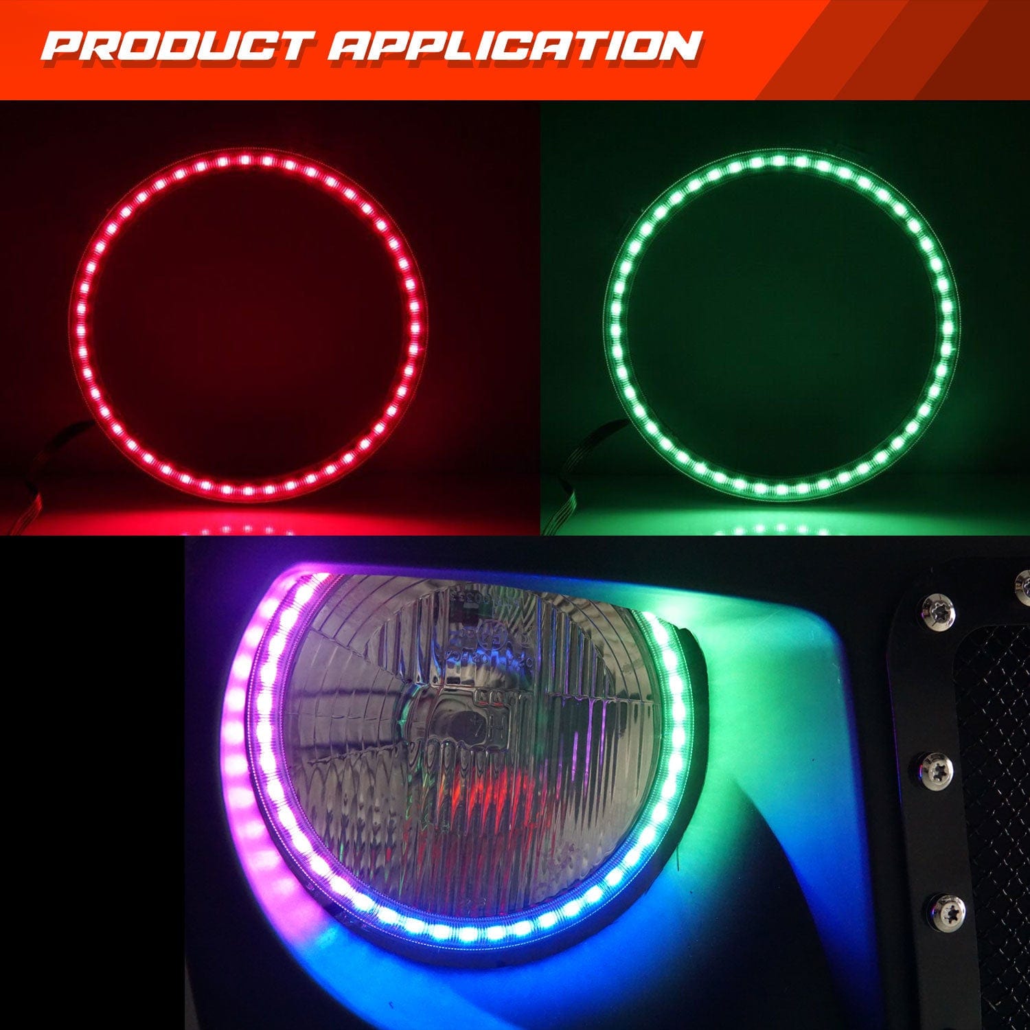 Sparksmith 7" RGB LED External Halos