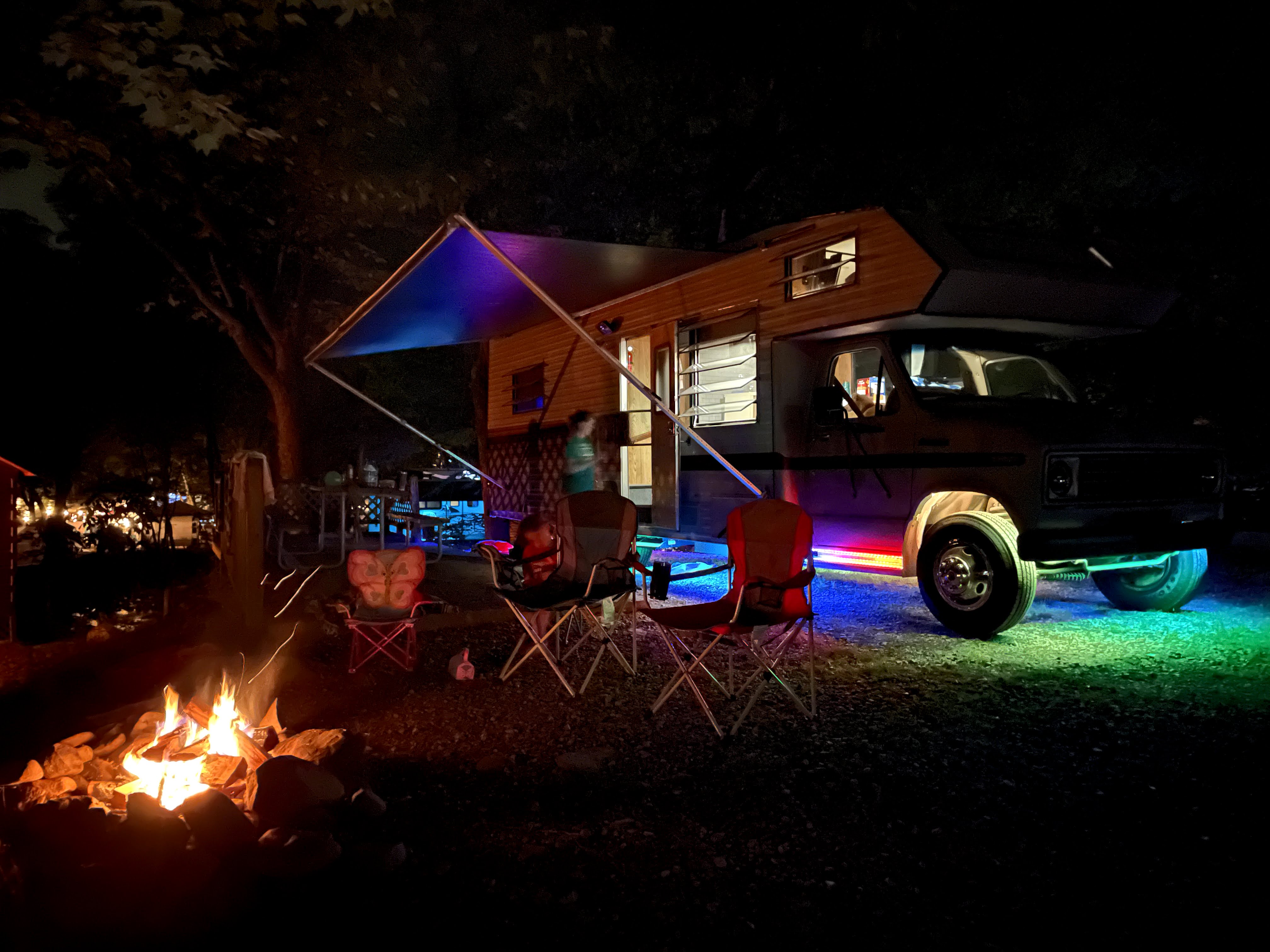 16-ft RGB Color Chasing, Animated LED Strip Lighting for RV, Boat, Mot