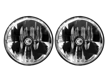 KC HiLiTES 97-06 Jeep TJ/Univ. 7in. Gravity LED H4 DOT Approved Replac. Headlight (Pair)